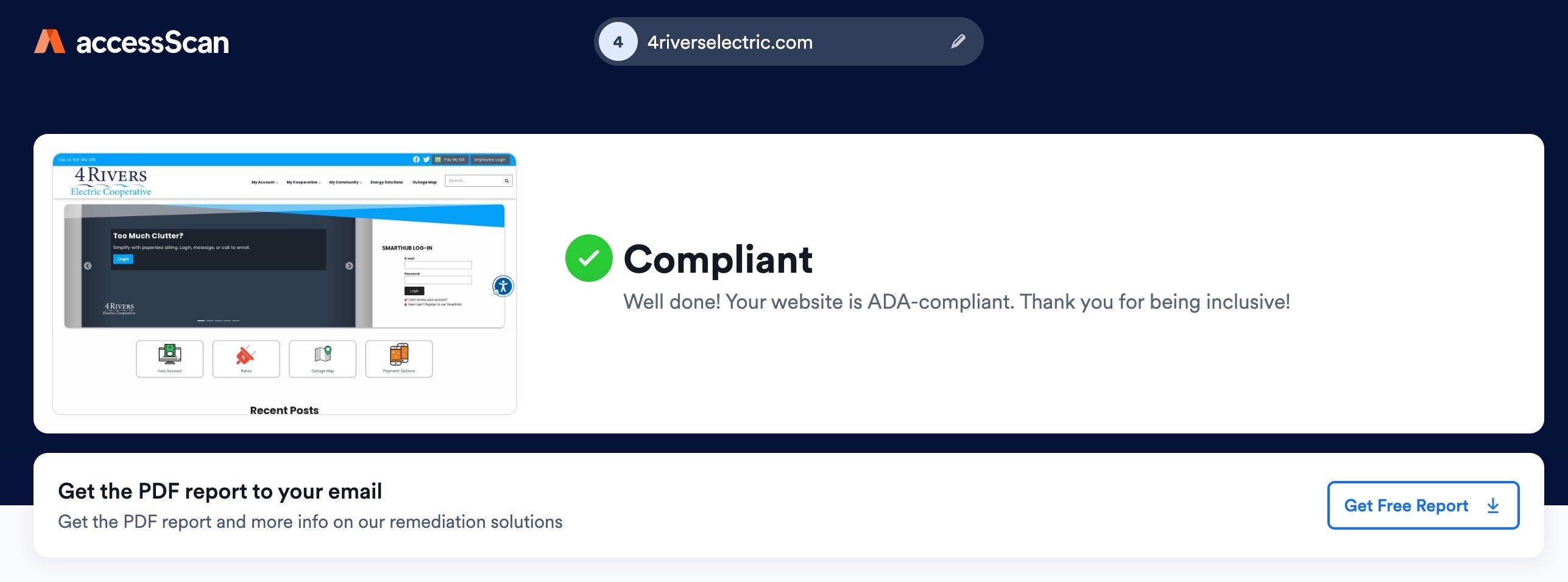 4 Rivers Website Compliance Pass