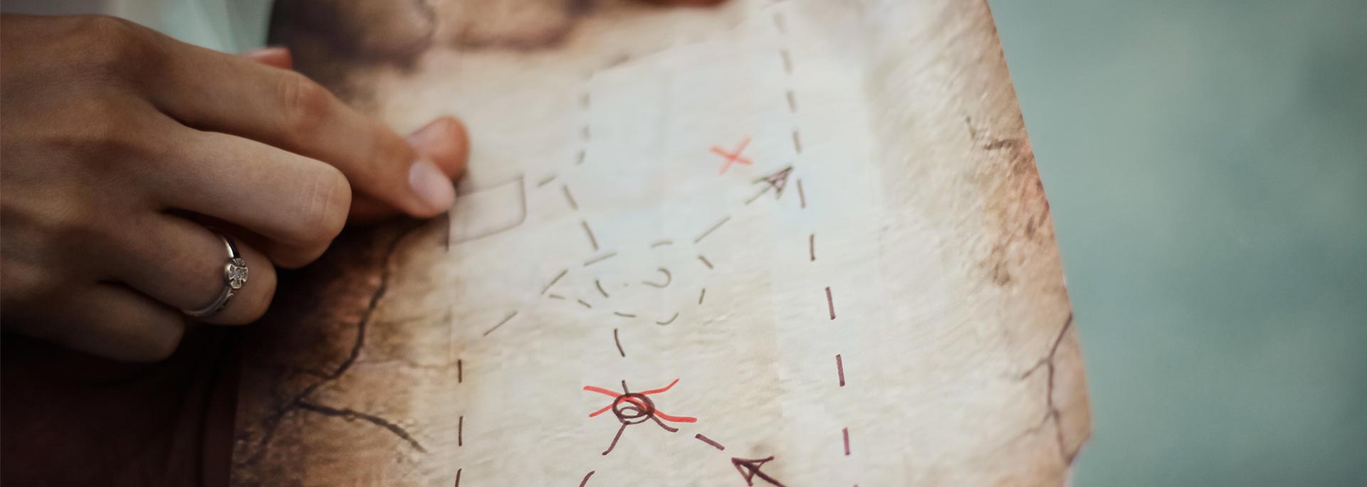 Hands on a Treasure Map